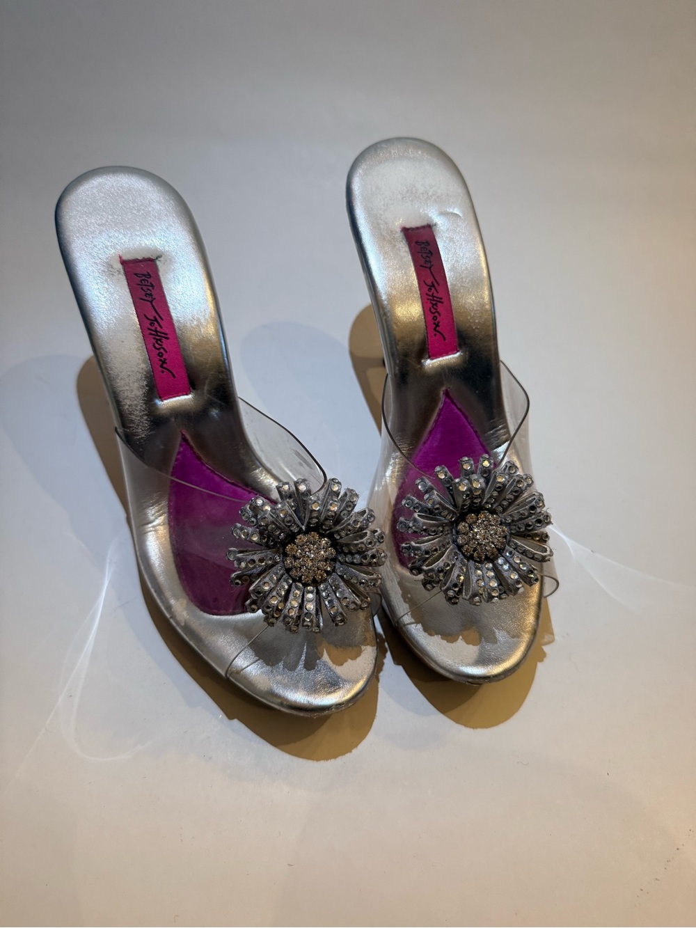 Betsey Johnson Vintage/Y2K “Polly”. Starburst Mules